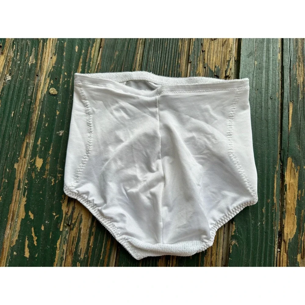 Cupid Womens‎ High Waist Control Brief White Shapewear Panty Style 5122 Size L